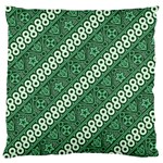 Vector Batik Pattern Java Indonesia Art Large Cushion Case (Two Sides) Front