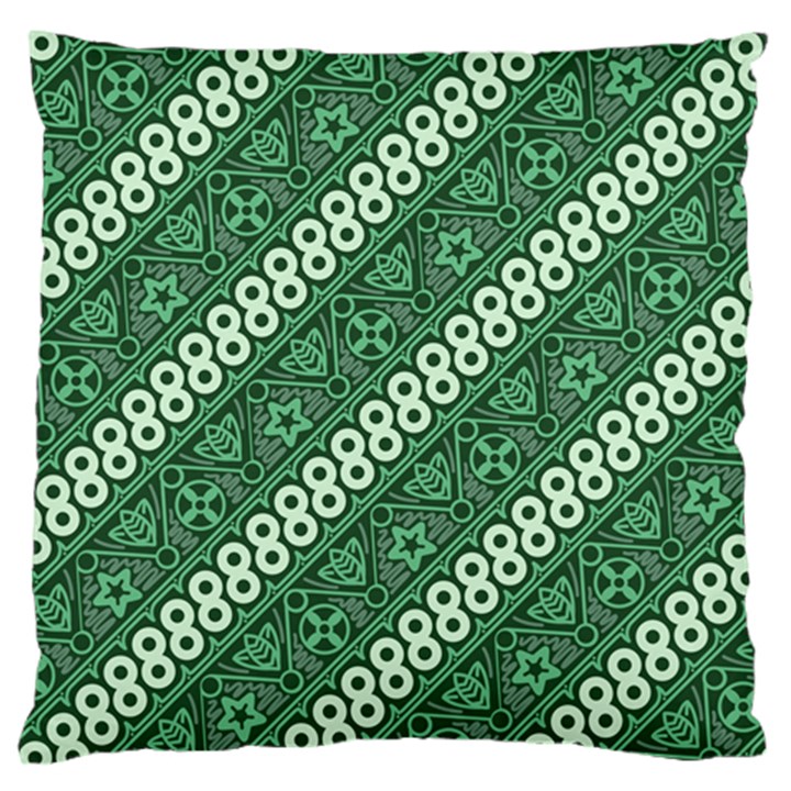 Vector Batik Pattern Java Indonesia Art Large Cushion Case (Two Sides)