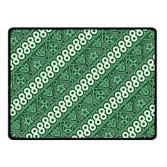 Vector Batik Pattern Java Indonesia Art Double Sided Fleece Blanket (small)  by Wegoenart