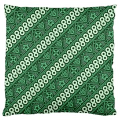 Vector Batik Pattern Java Indonesia Art Large Flano Cushion Case (one Side) by Wegoenart