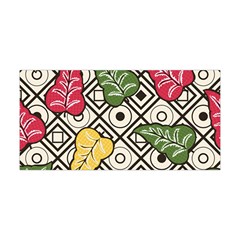 Vectoe Leaves Foliage Batik Seamless Pattern Yoga Headband by Wegoenart