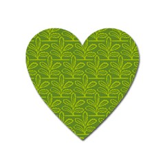 Oak Tree Nature Ongoing Pattern Heart Magnet by Mariart