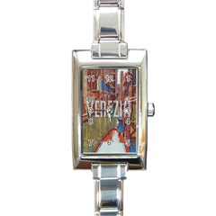 Venezia Boat Tour  Rectangle Italian Charm Watch by ConteMonfrey