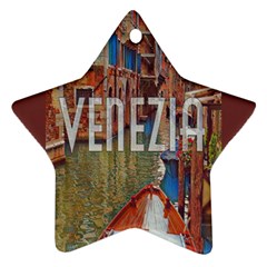 Venezia Boat Tour  Ornament (star) by ConteMonfrey