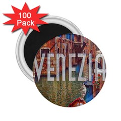 Venezia Boat Tour  2 25  Magnets (100 Pack)  by ConteMonfrey