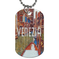 Venezia Boat Tour  Dog Tag (one Side) by ConteMonfrey