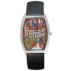 Venezia Boat Tour  Barrel Style Metal Watch by ConteMonfrey