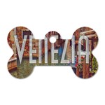 Venezia Boat Tour  Dog Tag Bone (One Side) Front