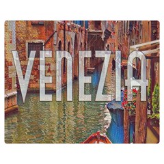 Venezia Boat Tour  Double Sided Flano Blanket (medium)  by ConteMonfrey