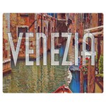 Venezia Boat Tour  Double Sided Flano Blanket (Medium)  60 x50  Blanket Back