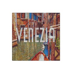 Venezia Boat Tour  Satin Bandana Scarf 22  X 22  by ConteMonfrey