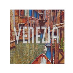 Venezia Boat Tour  Square Satin Scarf (30  X 30 ) by ConteMonfrey