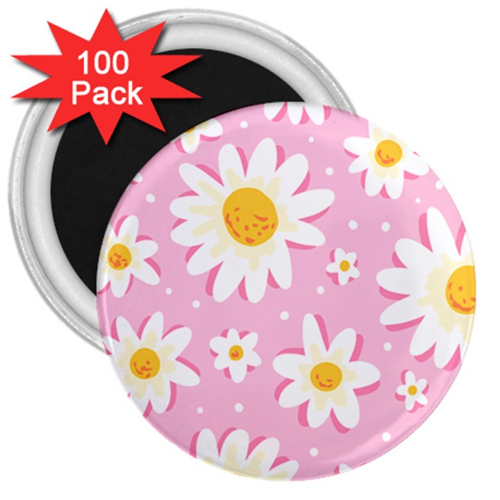 Sunflower Love 3  Magnets (100 pack)