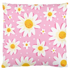 Sunflower Love Large Flano Cushion Case (one Side) by designsbymallika