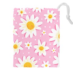 Sunflower Love Drawstring Pouch (5xl) by designsbymallika