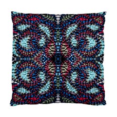 Blue Onn Burgundy Standard Cushion Case (two Sides) by kaleidomarblingart