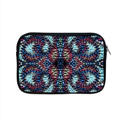 Blue Onn Burgundy Apple Macbook Pro 15  Zipper Case by kaleidomarblingart