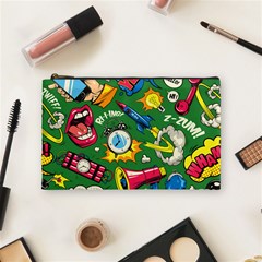 Cartoon Pattern Cosmetic Bag (medium) by designsbymallika