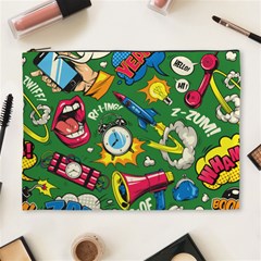 Cartoon Pattern Cosmetic Bag (xl) by designsbymallika