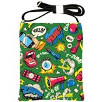 Cartoon Pattern Shoulder Sling Bag Front