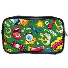 Cartoon Pattern Toiletries Bag (two Sides) by designsbymallika