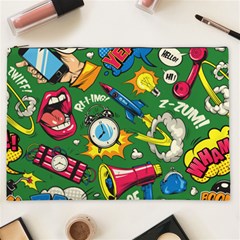 Cartoon Pattern Cosmetic Bag (xxl) by designsbymallika