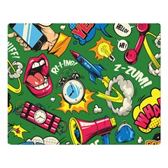 Cartoon Pattern Double Sided Flano Blanket (large)  by designsbymallika