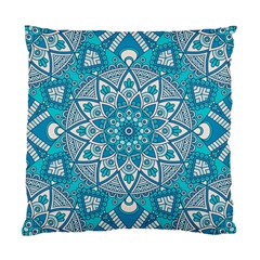 Mandala Blue Standard Cushion Case (one Side) by zappwaits