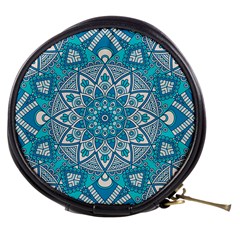 Mandala Blue Mini Makeup Bag by zappwaits