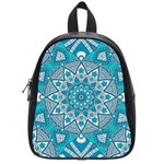 Mandala Blue School Bag (Small) Front