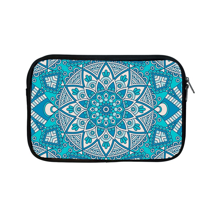 Mandala Blue Apple iPad Mini Zipper Cases