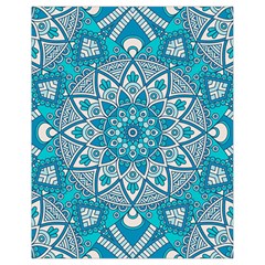 Mandala Blue Drawstring Bag (small) by zappwaits