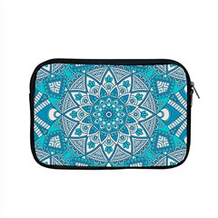 Mandala Blue Apple Macbook Pro 15  Zipper Case by zappwaits