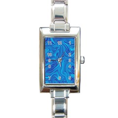 Abstract-pattern-art-desktop-shape Rectangle Italian Charm Watch