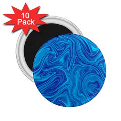 Abstract-pattern-art-desktop-shape 2.25  Magnets (10 pack) 