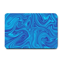 Abstract-pattern-art-desktop-shape Small Doormat 