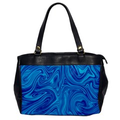 Abstract-pattern-art-desktop-shape Oversize Office Handbag