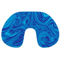 Abstract-pattern-art-desktop-shape Travel Neck Pillow