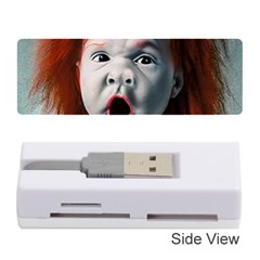 Son Of Clown Boy Illustration Portrait Memory Card Reader (stick)