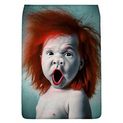 Son Of Clown Boy Illustration Portrait Removable Flap Cover (l) by dflcprintsclothing