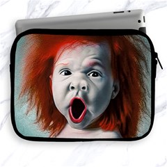 Son Of Clown Boy Illustration Portrait Apple Ipad 2/3/4 Zipper Cases by dflcprintsclothing