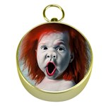 Son Of Clown Boy Illustration Portrait Gold Compasses Front