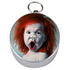 Son Of Clown Boy Illustration Portrait Silver Compasses by dflcprintsclothing