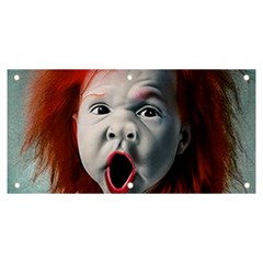 Son Of Clown Boy Illustration Portrait Banner And Sign 6  X 3 