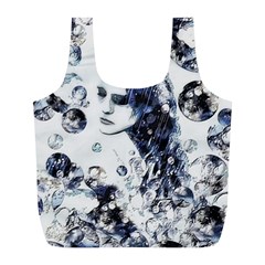 Marina Full Print Recycle Bag (l) by MRNStudios