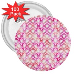 Traditional-patterns 3  Buttons (100 pack) 