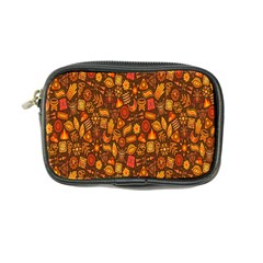 Pattern-orange,seamles,chrismast Coin Purse by nateshop