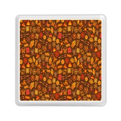 Pattern-orange,seamles,chrismast Memory Card Reader (square) by nateshop