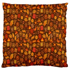 Pattern-orange,seamles,chrismast Standard Flano Cushion Case (two Sides) by nateshop