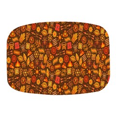 Pattern-orange,seamles,chrismast Mini Square Pill Box by nateshop